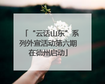 “云话山东”系列外宣活动第六期在德州启动