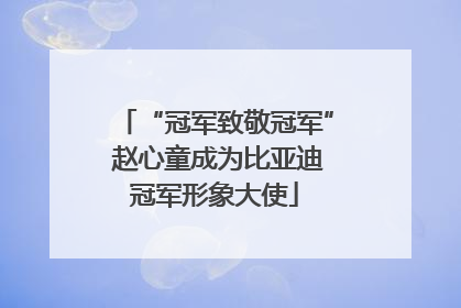 “冠军致敬冠军” 赵心童成为比亚迪冠军形象大使