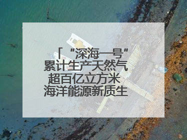“深海一号”累计生产天然气超百亿立方米 海洋能源新质生产力蓬勃发展