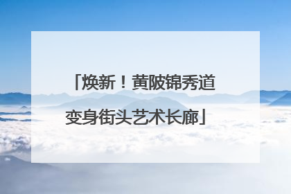 焕新！黄陂锦秀道变身街头艺术长廊