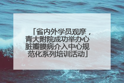 省内外学员观摩，青大附院成功举办心脏瓣膜病介入中心规范化系列培训活动