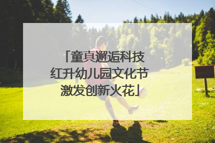 童真邂逅科技 红升幼儿园文化节激发创新火花