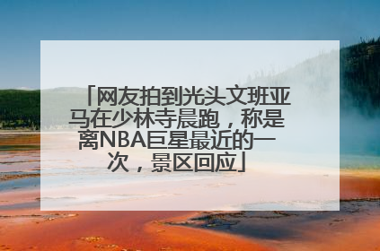 网友拍到光头文班亚马在少林寺晨跑，称是离NBA巨星最近的一次，景区回应