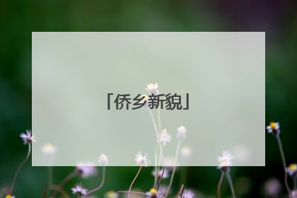侨乡新貌