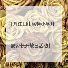 丹江口市实验小学开展家长开放日活动