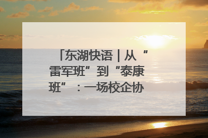 东湖快语｜从“雷军班”到“泰康班”：一场校企协同的“接力赛”
