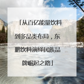 从百亿能量饮料到多品类布局，东鹏饮料演绎民族品牌崛起之路
