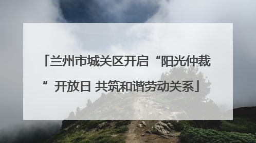 兰州市城关区开启“阳光仲裁”开放日 共筑和谐劳动关系