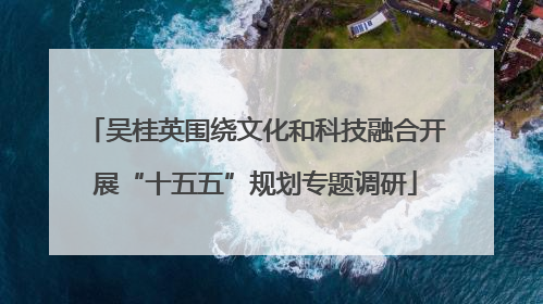 吴桂英围绕文化和科技融合开展“十五五”规划专题调研