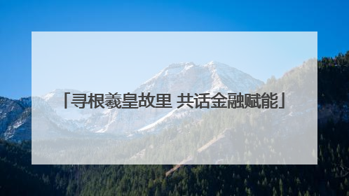 寻根羲皇故里 共话金融赋能