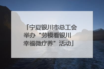 宁夏银川市总工会举办“劳模看银川 幸福微疗养”活动
