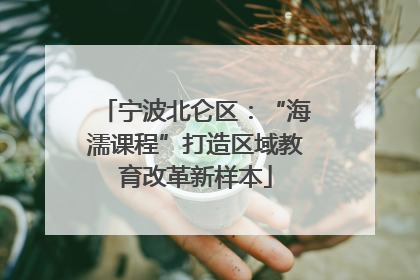宁波北仑区：“海濡课程”打造区域教育改革新样本