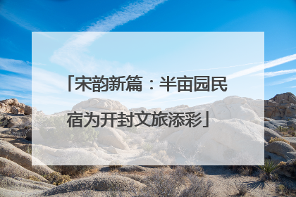 宋韵新篇：半亩园民宿为开封文旅添彩