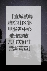 宜城紫峰雅院社区邻里服务中心璀璨绽放 共启美好生活新篇章