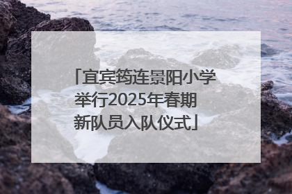 宜宾筠连景阳小学举行2025年春期新队员入队仪式