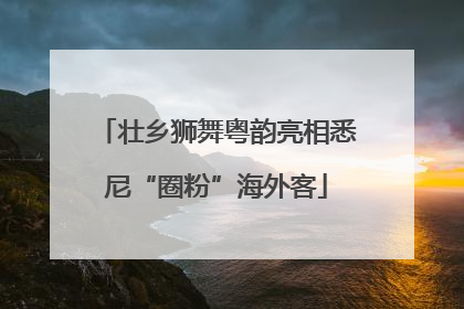 壮乡狮舞粤韵亮相悉尼“圈粉”海外客