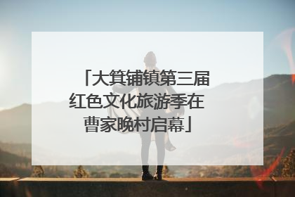 大箕铺镇第三届红色文化旅游季在曹家晚村启幕