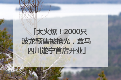 太火爆！2000只波龙预售被抢光，盒马四川遂宁首店开业