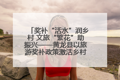 奖补“活水”润乡村 文旅“繁花”助振兴——黄龙县以旅游奖补政策激活乡村振兴新动能