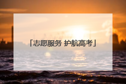 志愿服务 护航高考