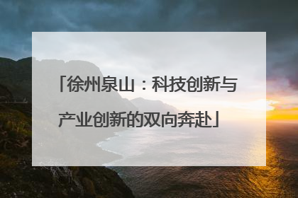 徐州泉山：科技创新与产业创新的双向奔赴