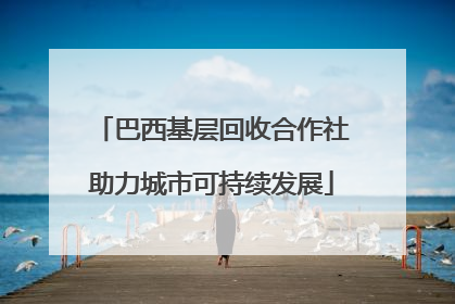 巴西基层回收合作社助力城市可持续发展