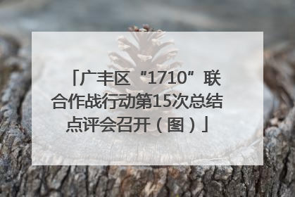 广丰区“1710”联合作战行动第15次总结点评会召开（图）