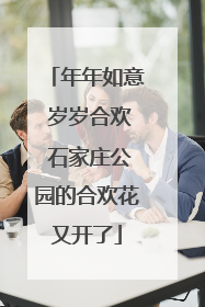 年年如意 岁岁合欢 石家庄公园的合欢花又开了