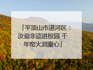 平顶山市湛河区：汝瓷非遗进校园 千年窑火润童心