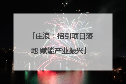 庄浪：招引项目落地 赋能产业振兴