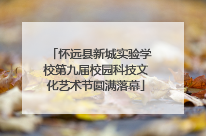 怀远县新城实验学校第九届校园科技文化艺术节圆满落幕