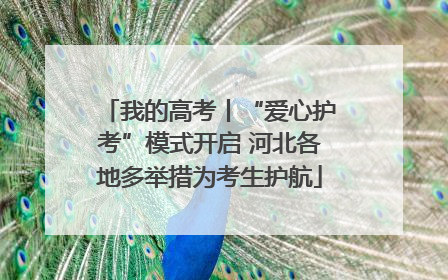 我的高考丨“爱心护考”模式开启 河北各地多举措为考生护航