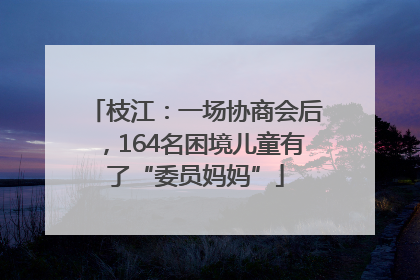 枝江：一场协商会后，164名困境儿童有了“委员妈妈”