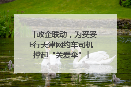 政企联动，为妥妥E行天津网约车司机撑起“关爱伞”