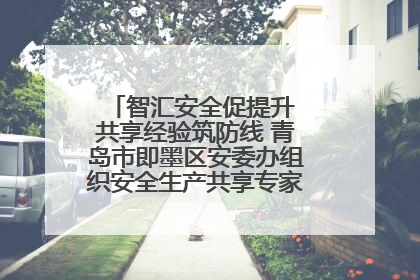 智汇安全促提升 共享经验筑防线 青岛市即墨区安委办组织安全生产共享专家现场观摩学习活动