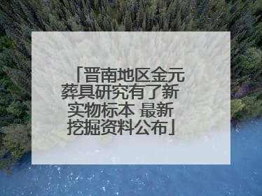 晋南地区金元葬具研究有了新实物标本 最新挖掘资料公布