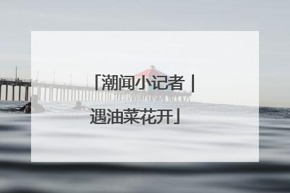 潮闻小记者｜遇油菜花开