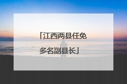江西两县任免多名副县长