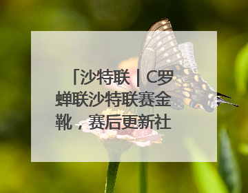 沙特联｜C罗蝉联沙特联赛金靴，赛后更新社媒暗示离队：这个章节结束了
