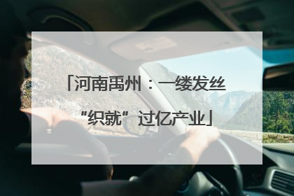 河南禹州：一缕发丝“织就”过亿产业