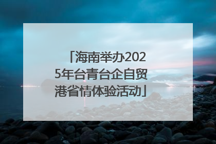 海南举办2025年台青台企自贸港省情体验活动