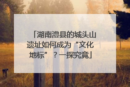 湖南澧县的城头山遗址如何成为“文化地标”？一探究竟