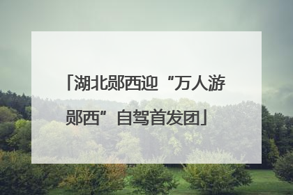湖北郧西迎“万人游郧西”自驾首发团