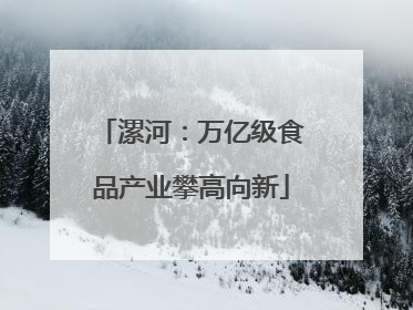 漯河：万亿级食品产业攀高向新