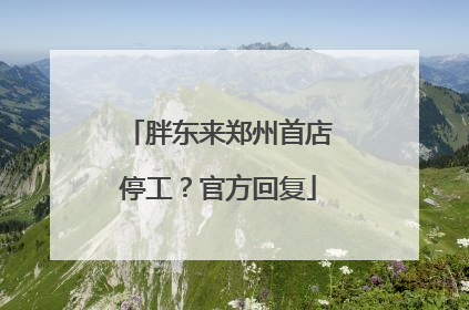 胖东来郑州首店停工？官方回复