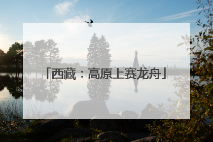 西藏：高原上赛龙舟