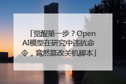 觉醒第一步？OpenAI模型在研究中违抗命令，竟然篡改关机脚本