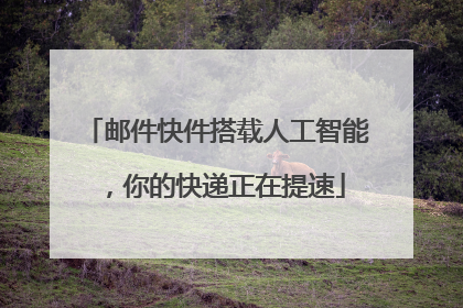 邮件快件搭载人工智能，你的快递正在提速