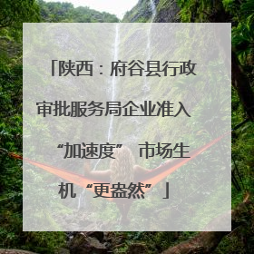 陕西：府谷县行政审批服务局企业准入“加速度” 市场生机“更盎然”