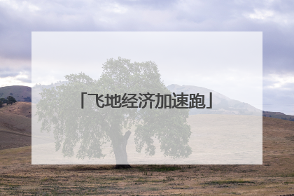 飞地经济加速跑